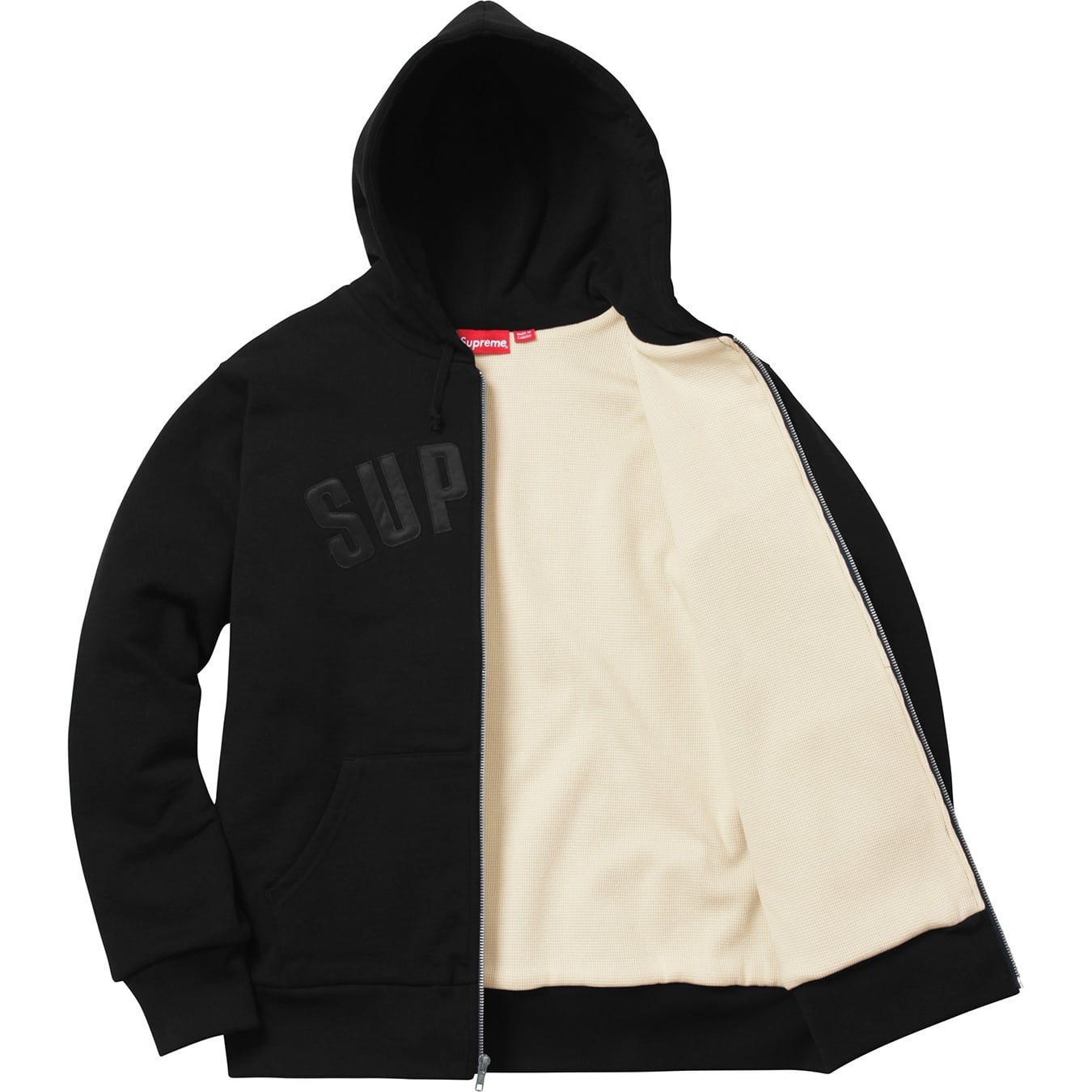 Arc Logo Thermal Zip Up Sweatshirt view 17